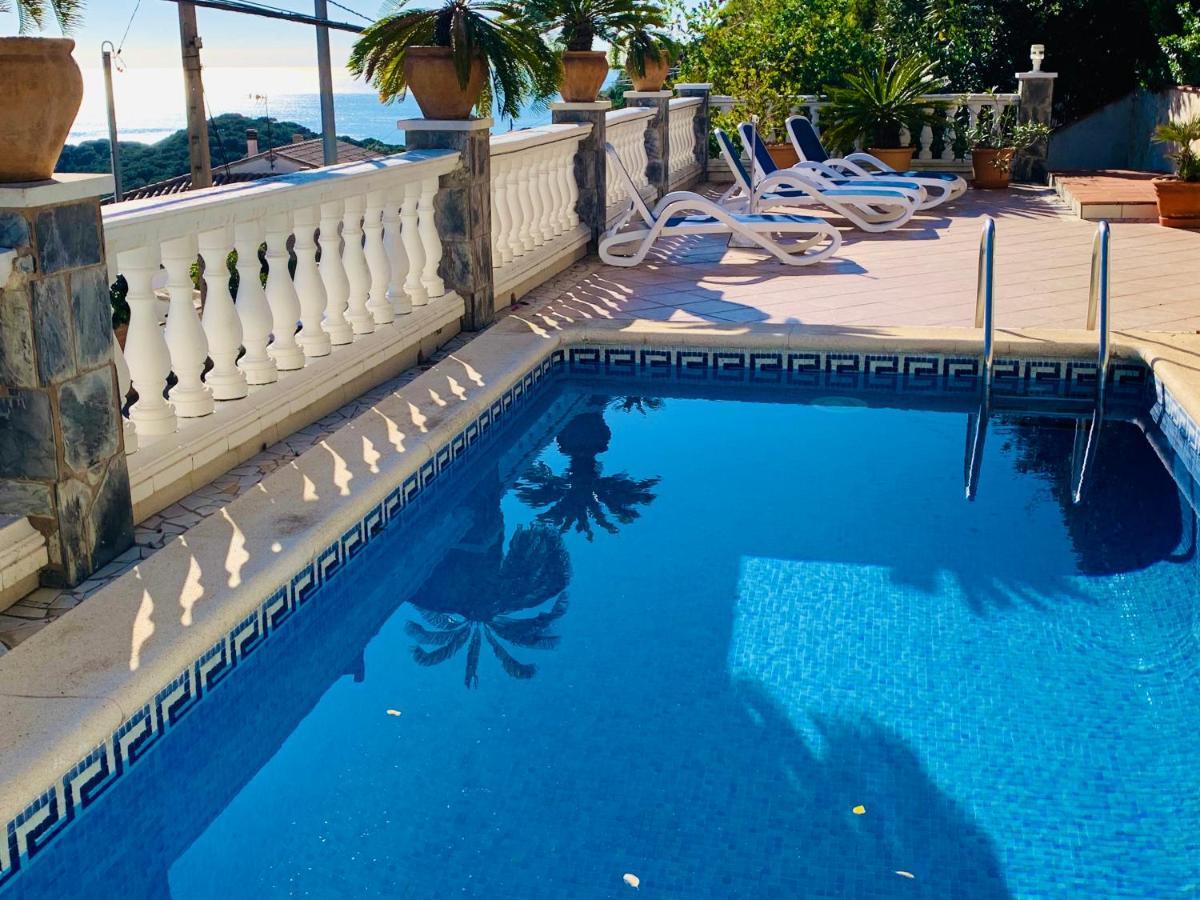 Mediterranean Villa Investingspain Sea View And Pool Lloret de Mar Luaran gambar