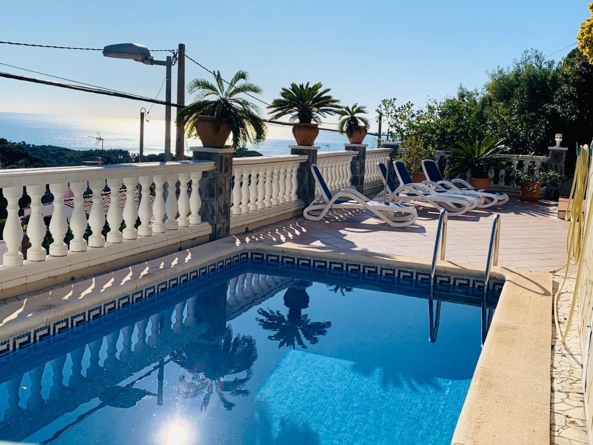 Mediterranean Villa Investingspain Sea View And Pool Lloret de Mar Luaran gambar